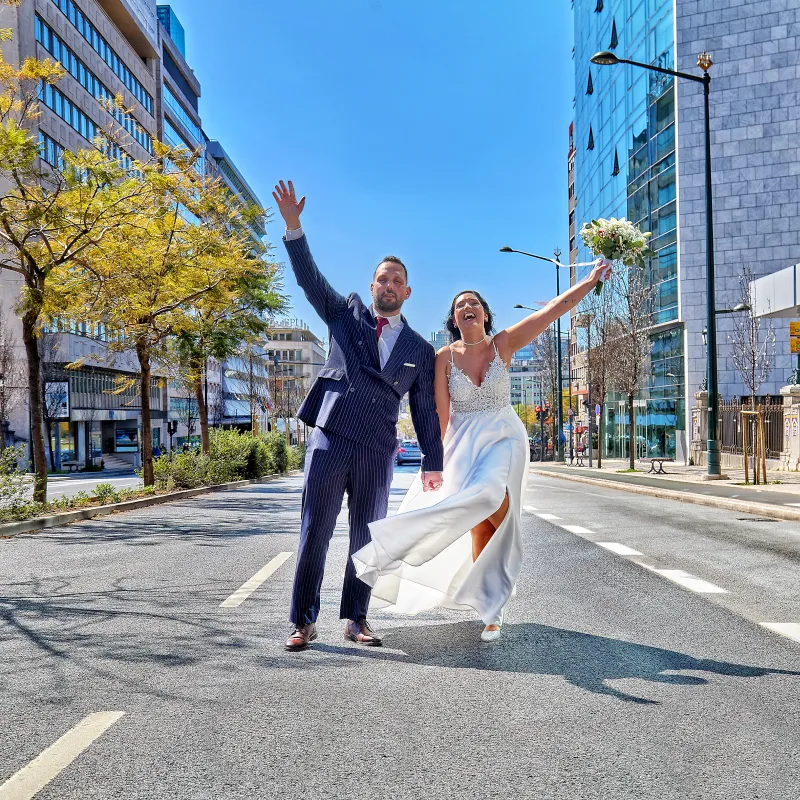 Momento de casamento